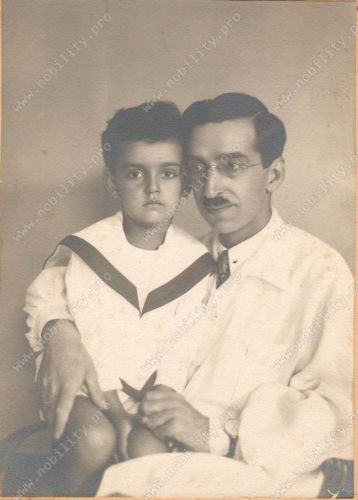 Николай Мусхелишвили с сыном Гурамом